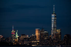 The Freedom Tower and Lady Liberty